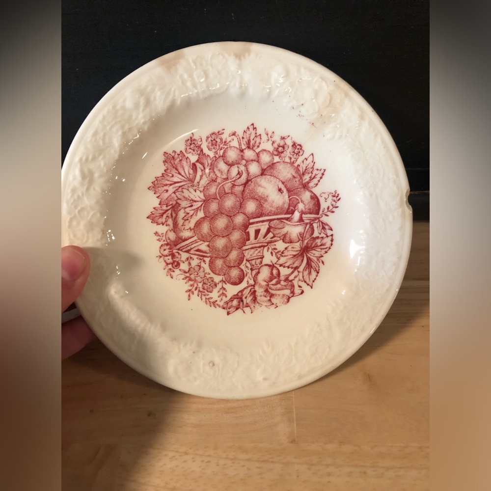 Vintage Homer Laughlin “Harvest” bread and butter plate